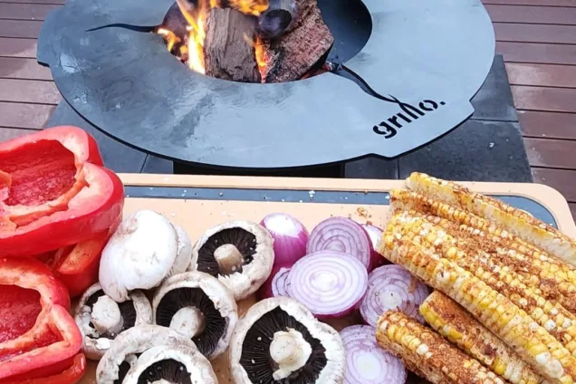 Outdoor kitchen in Beaconsfield, Melbourne with Chefs anvil