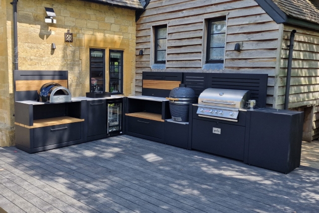 Outdoor kitchen in Blockley, Costwolds