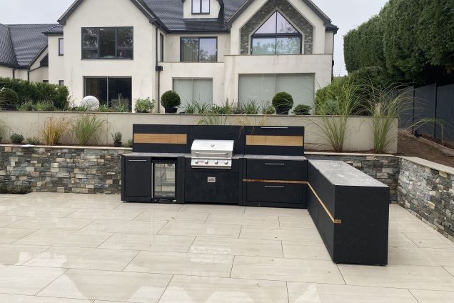 outdoor kitchen in Stone, Staffordshire