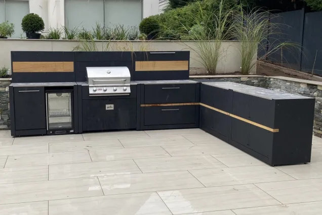 outdoor kitchen in Stone, Staffordshire