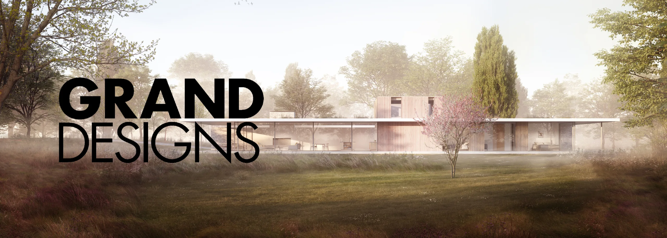 grand designs house with grillo kitchen in garden