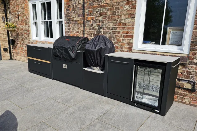 BBQs with cover in outdoor kitchen in Middlesbrough, North Yorkshire
