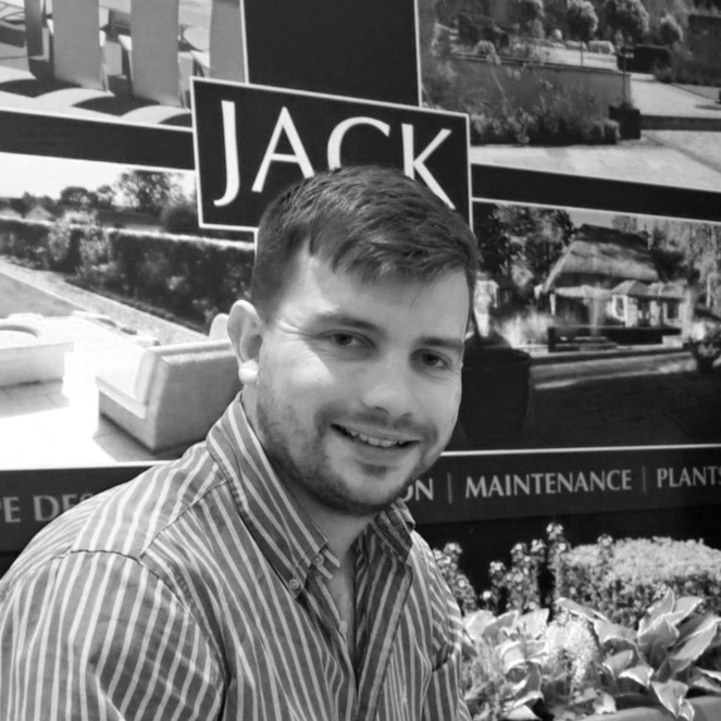 Jack Dunckley at garden design show