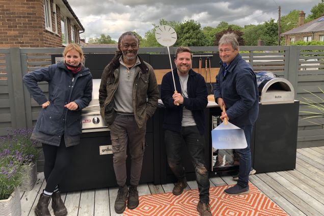 Outdoor kitchen on ITV series with Alan Titchmarsh