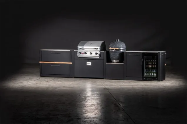 Outdoor Fridge Ceramic BBQ outdoor kitchen ideas outdoor kitchen cabinets Outdoor kitchen design