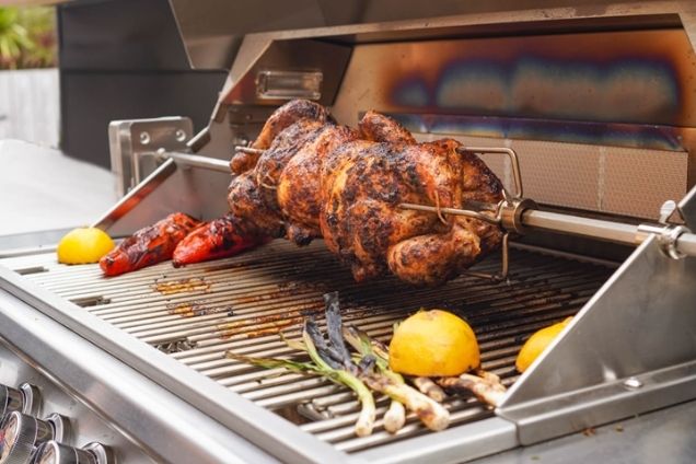 Gas BBQ Rotisserie