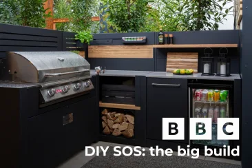 grillo outdoor kitchen from BBC DIY SOS