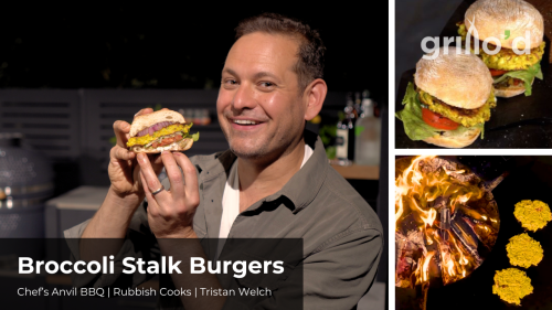 BBQ Recipe - Broccoli Stalk Burgers - Tristan Welch