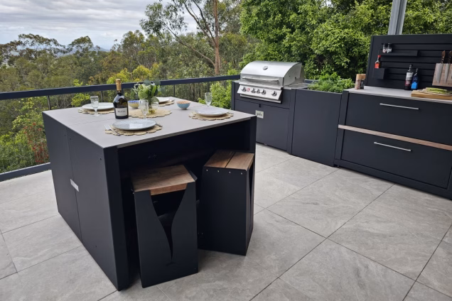 Outdoor kitchen in Hunter Valley, NSW