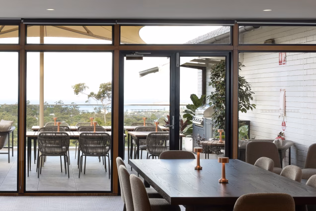 Grillo outdoor kitchen on a terrace at a Private Members' Club in Sydney
