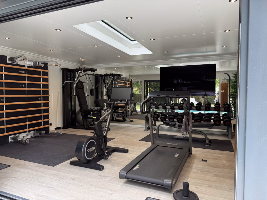 gym in outdoor building