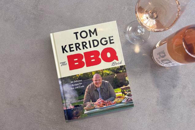Tom Kerridge bbq book on grillo worktop